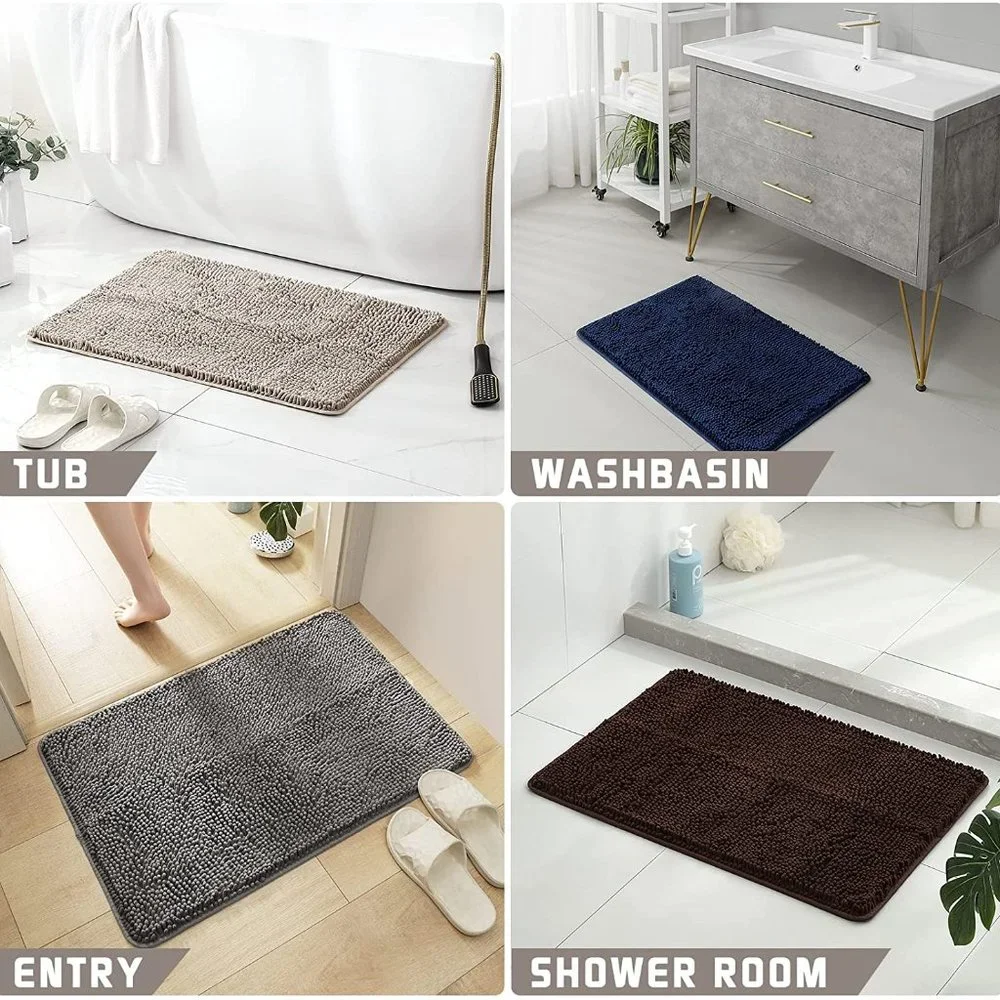 BlissJolly Non-Slip Bathroom Rug 17